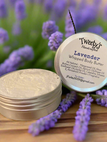 Lavender Whipped Body Butter Tin